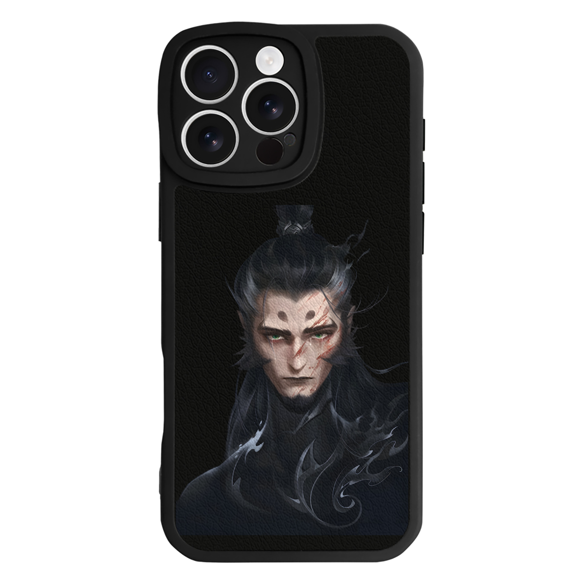 （画像用） Ne Zha 2 ナタ 魔童の大暴れ 【iPhone 16シリーズ対応】シリコンスマホケース（レザー調） 材質：シリコン